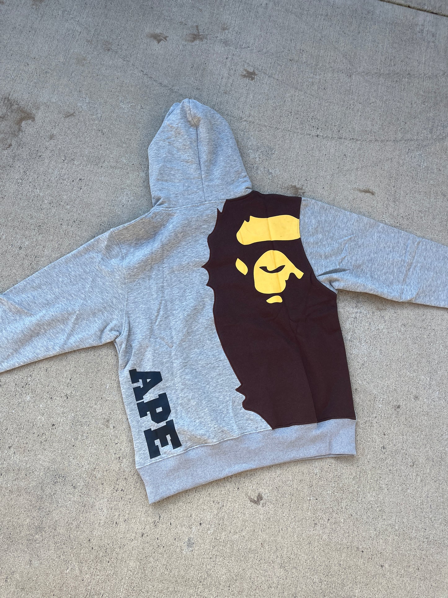 Grey new Bape Hoodie