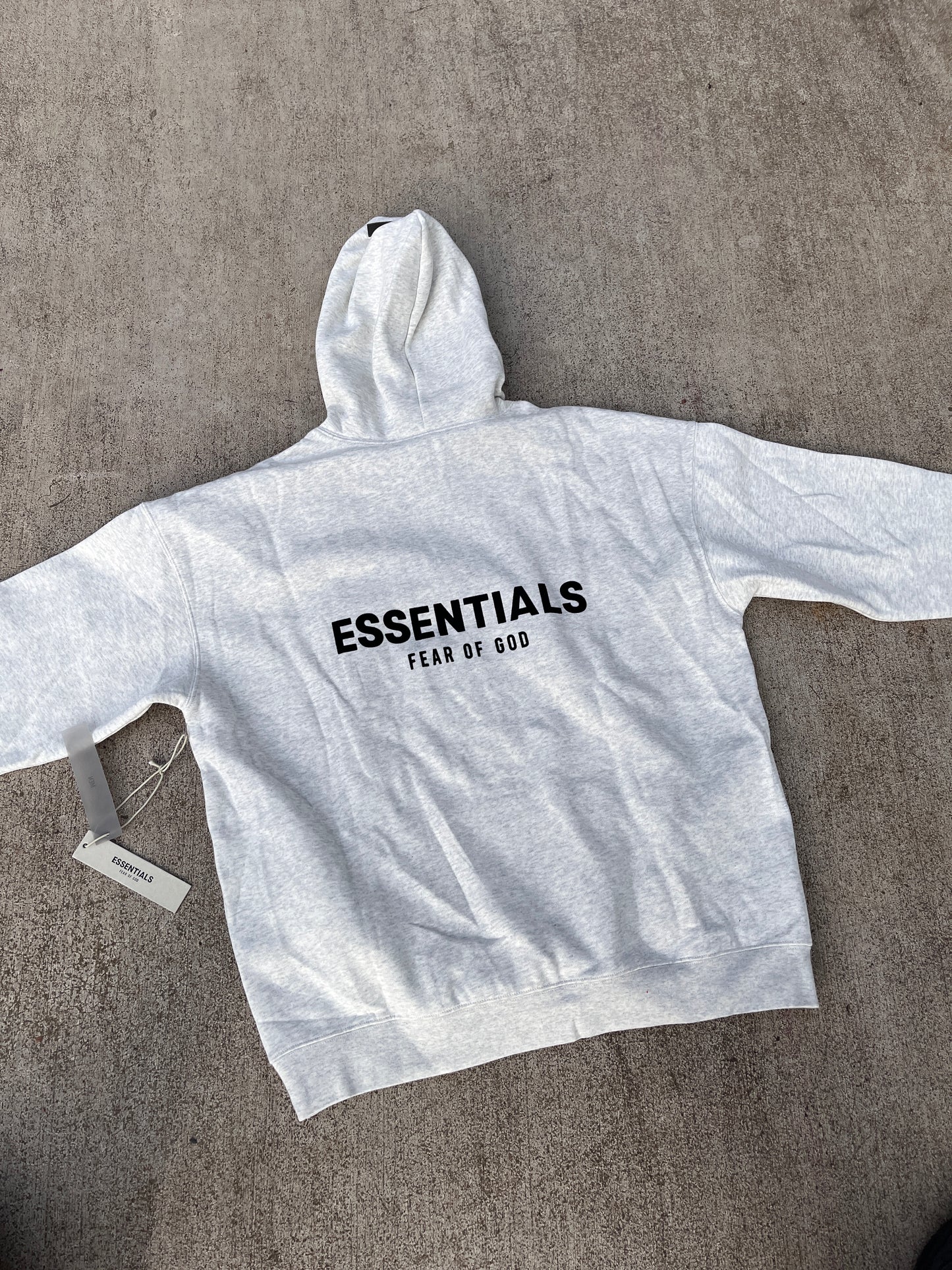 Light Oatmeal Essentials hoodie