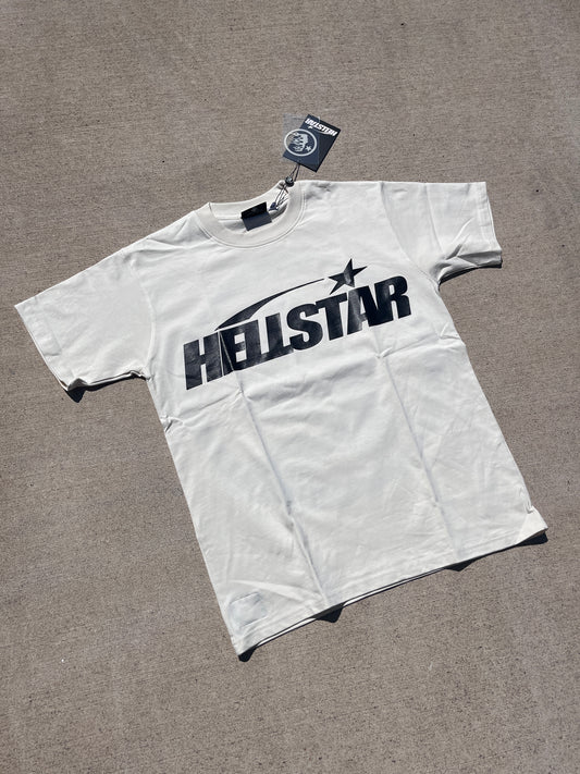 White/Cream Hellstar Logo Tee