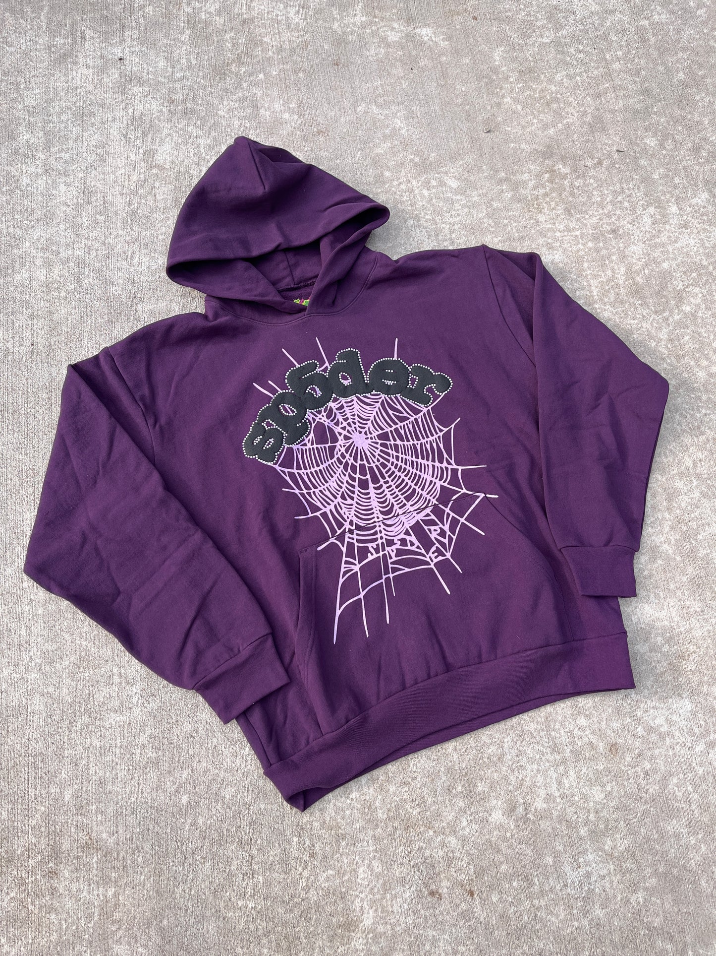 Grape Web hoodie
