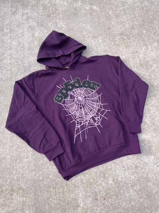 Grape Web hoodie