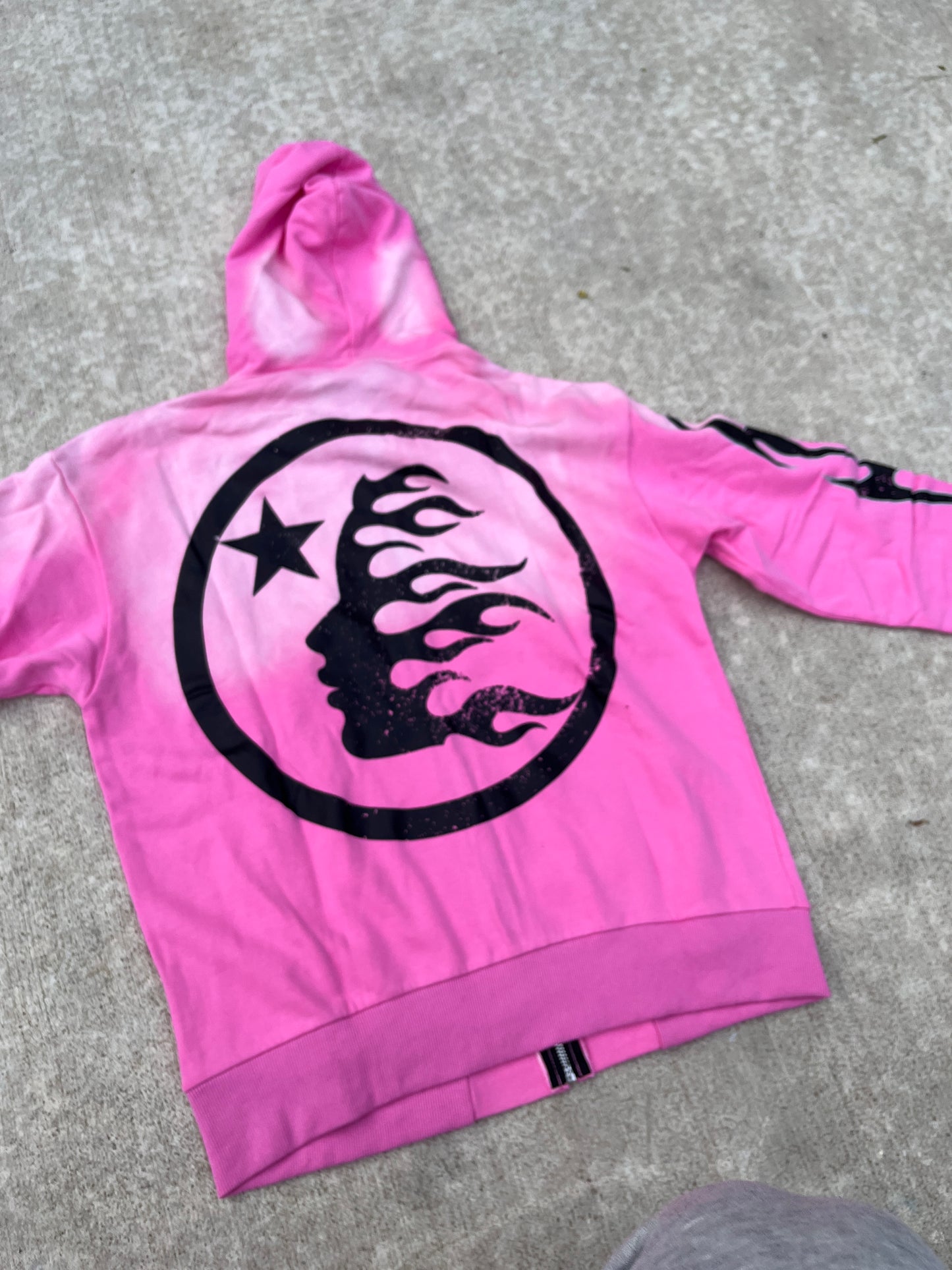 Pink Hellstar Zip hoodie