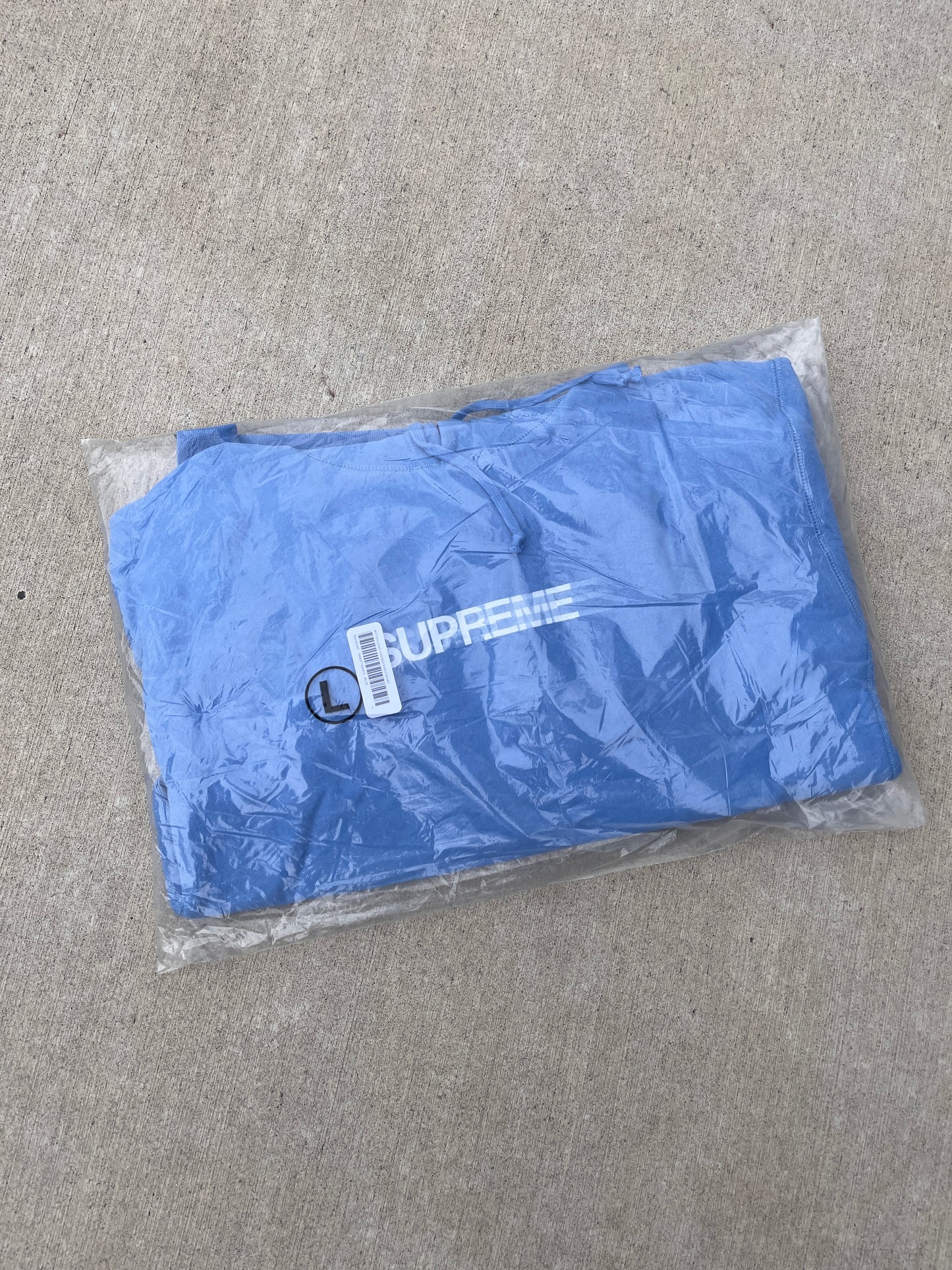 Blue supreme hoode