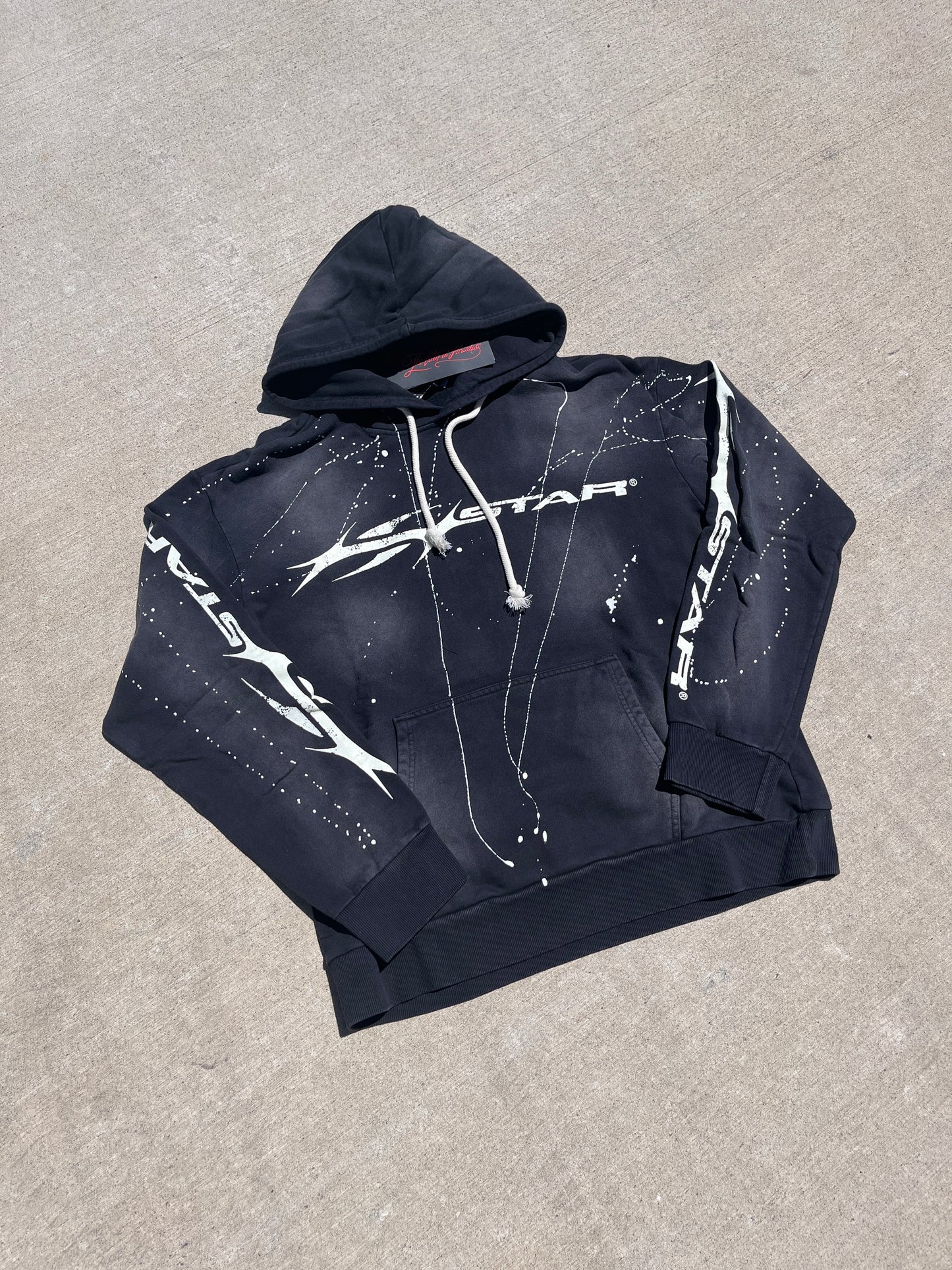 Black Hellstar Rope Hoodie