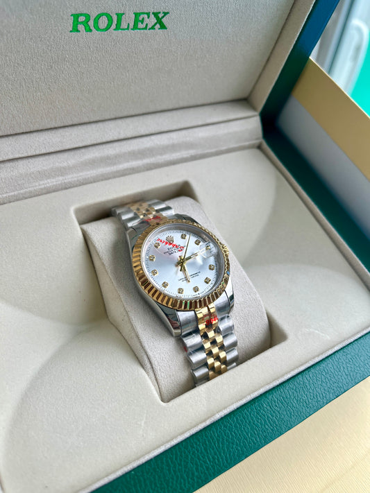 White Face & Silver/Gold strap oyster perpetual D.J.