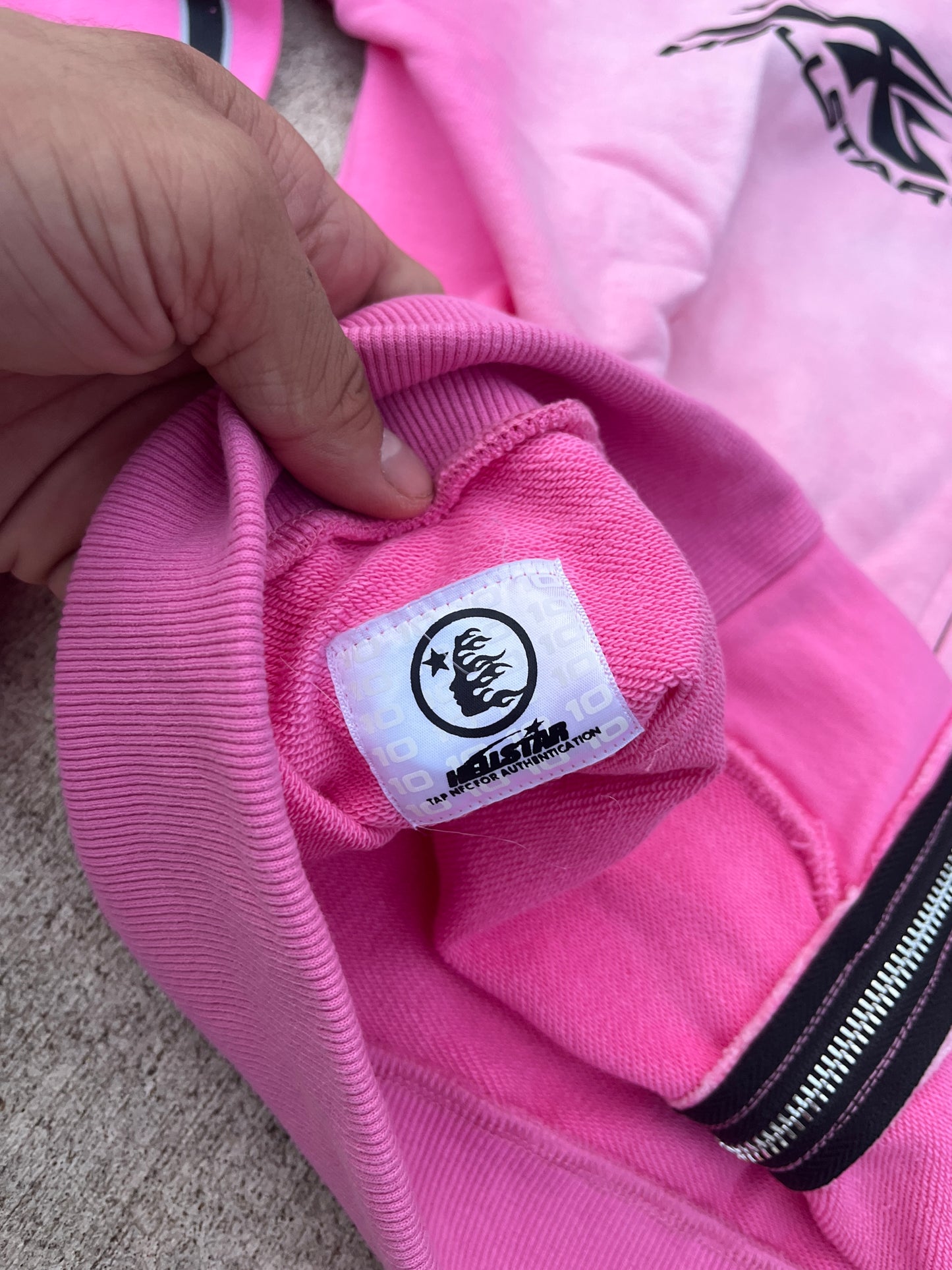 Pink Hellstar Zip hoodie