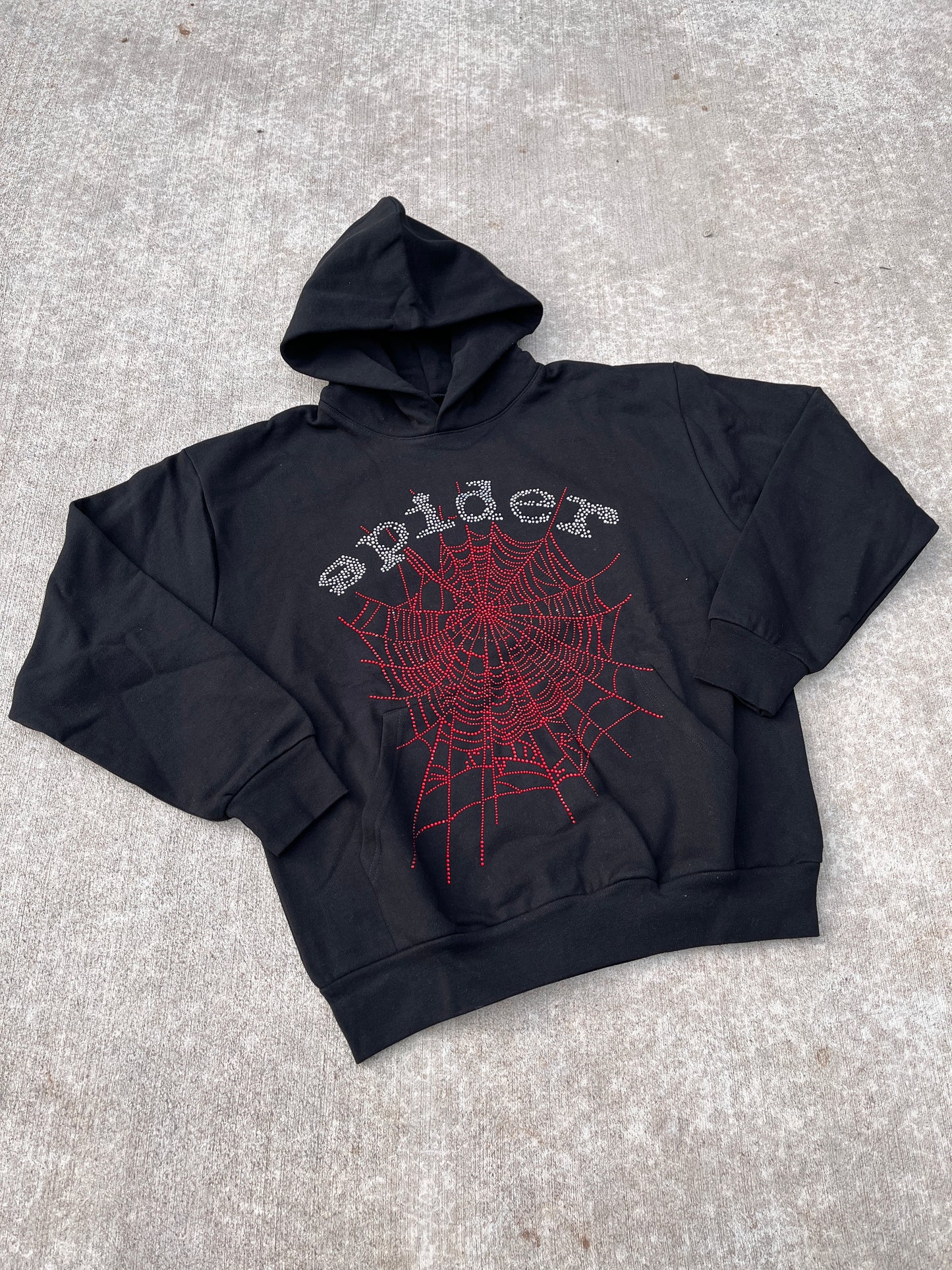 Black OG Rhinestone hoodie