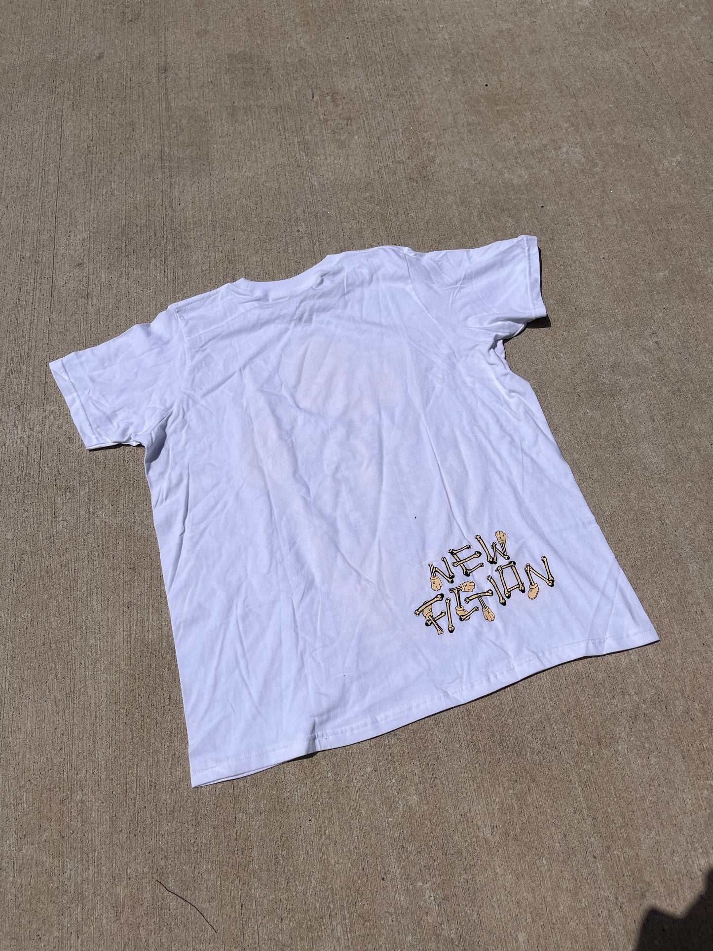 Kaws tee white