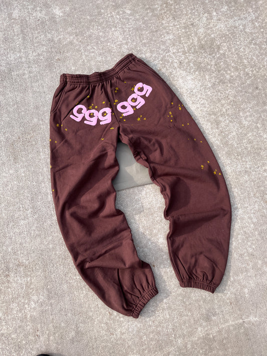 Brown 555 spider pants
