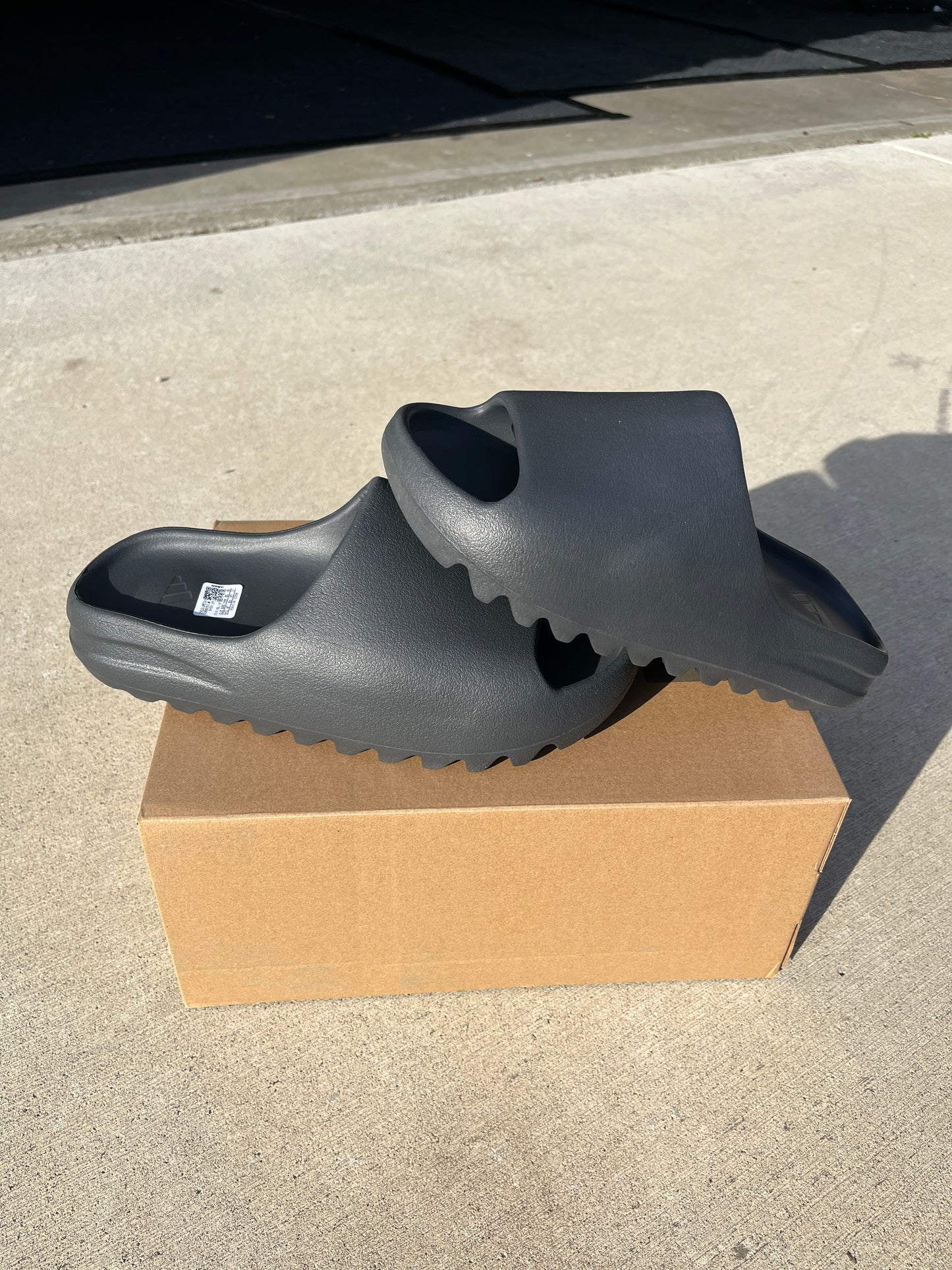 Onyx Yeezy Slides