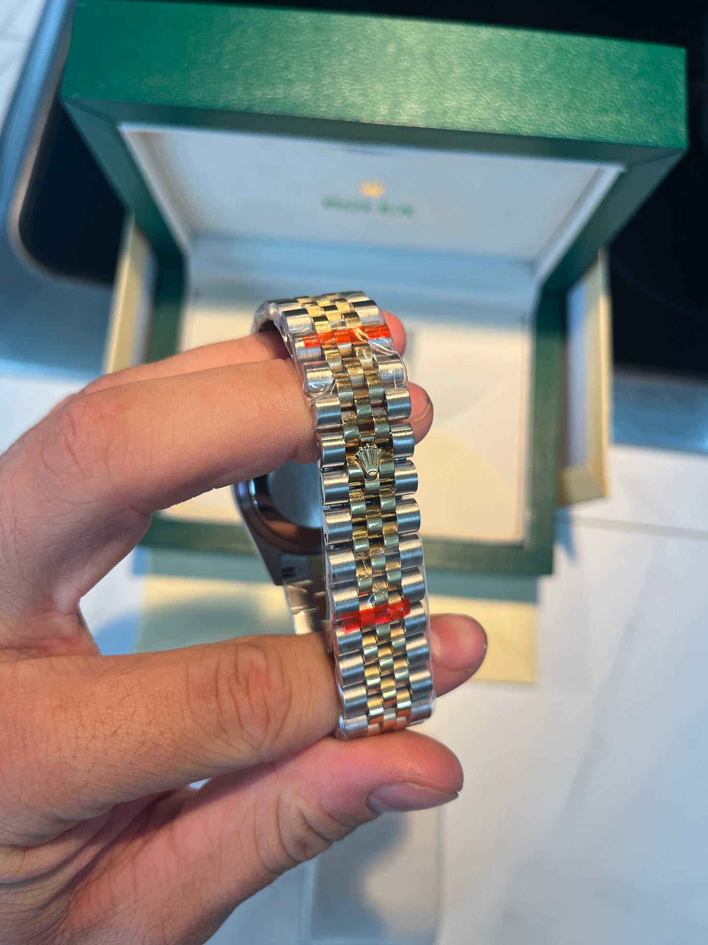 White Face & Silver/Gold strap oyster perpetual D.J.