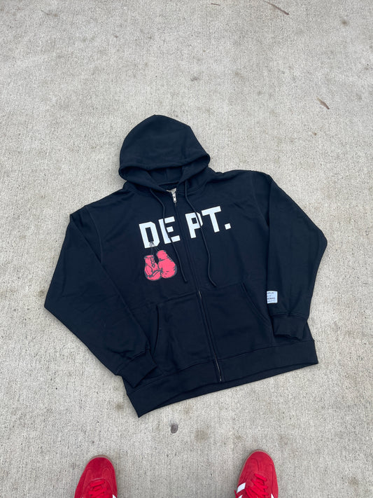 Black Gallery Dept boxing zip up