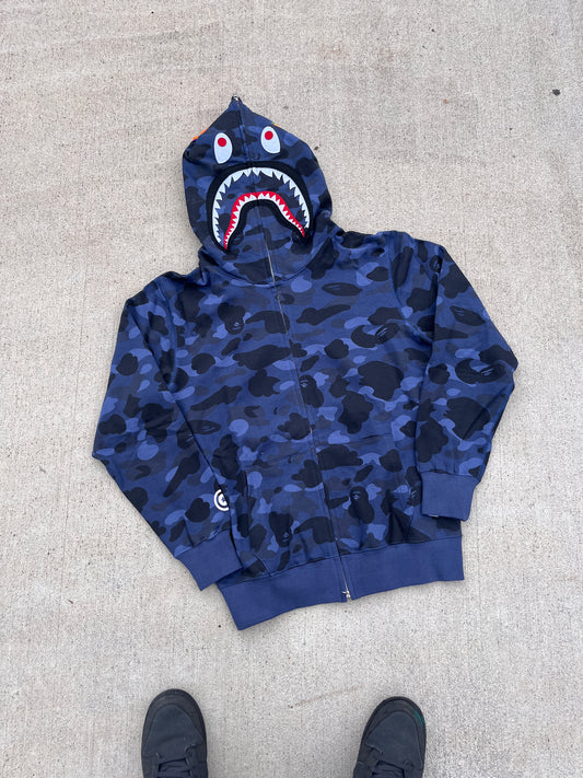 Navy Bape Zip