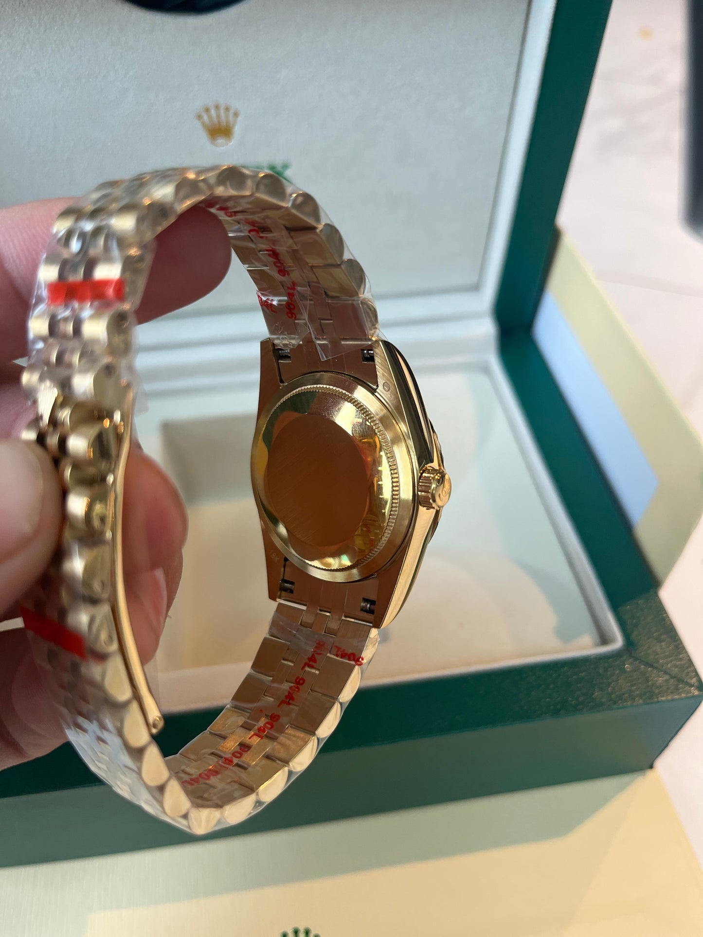 Full gold face & gold strap oyster perpetual D.J.