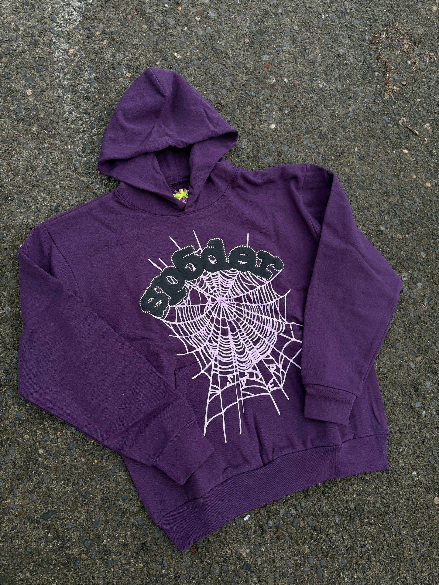 Grape Web hoodie