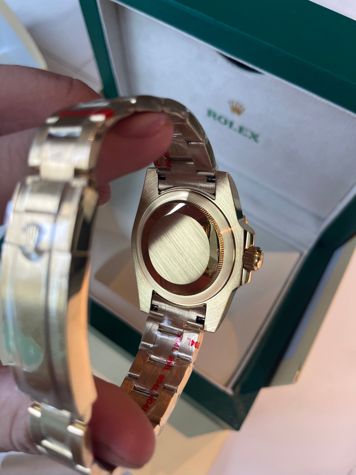Green face & Gold strap oyster perpetual SubMariner