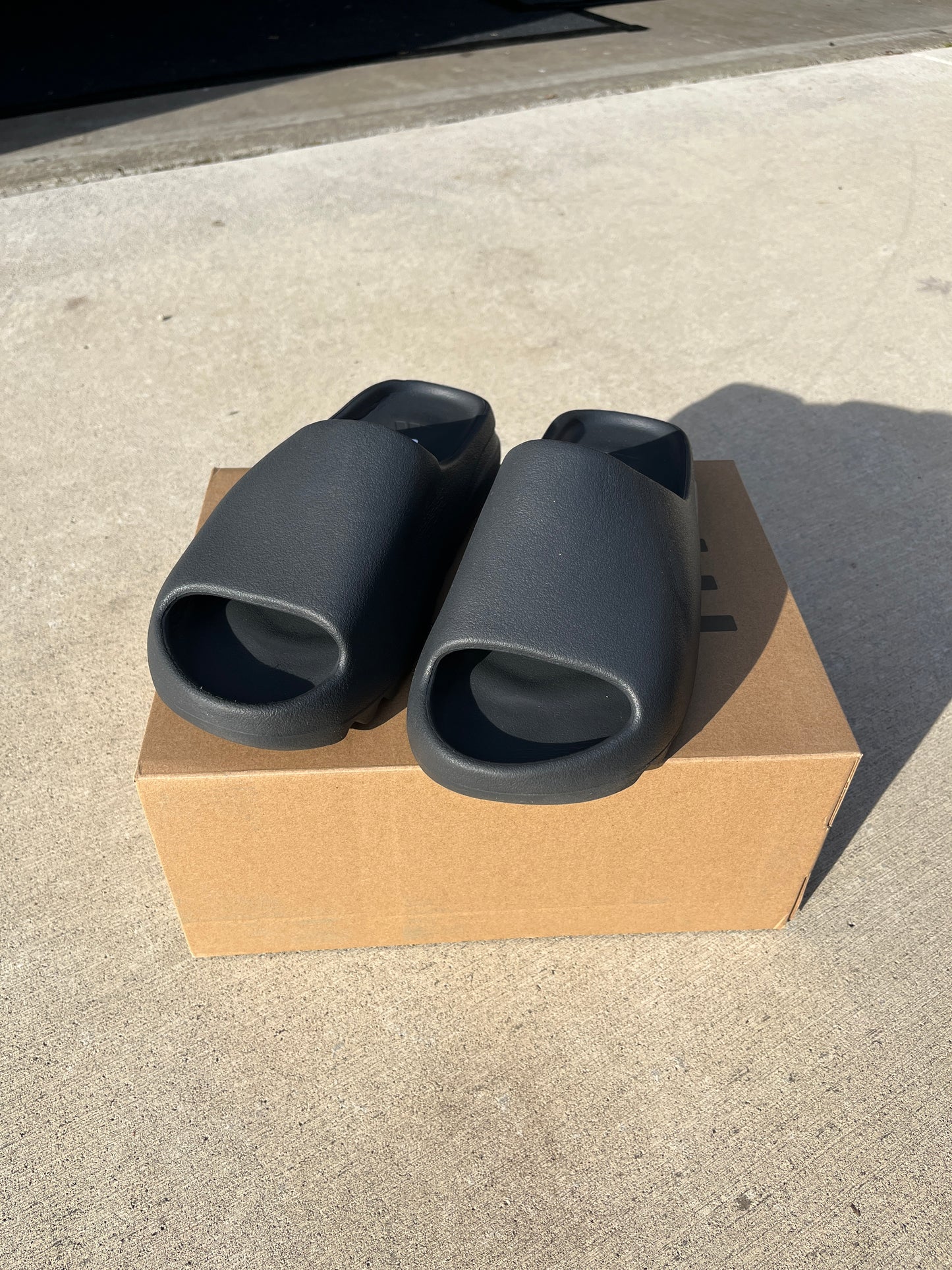 Onyx Yeezy Slides