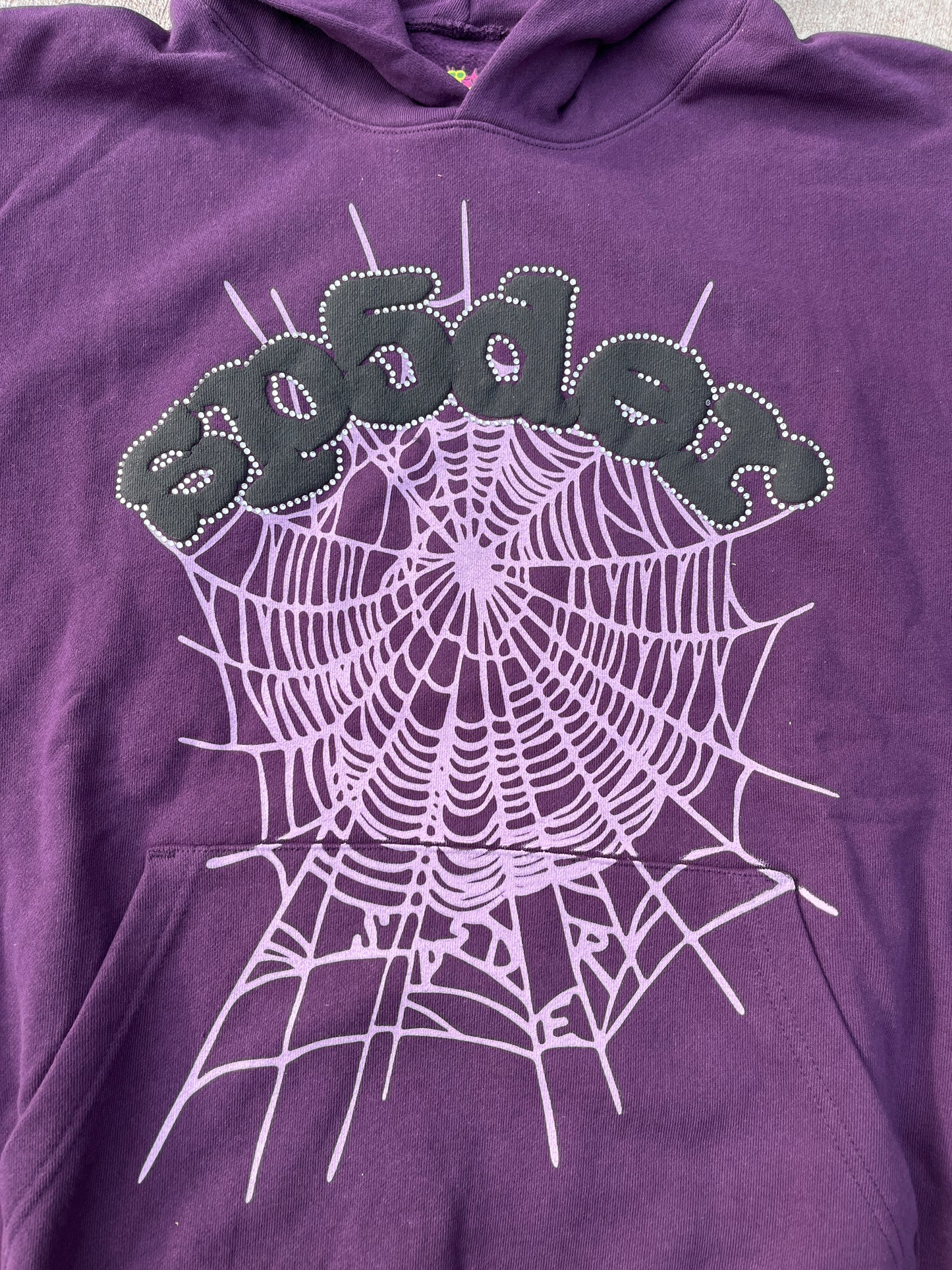 Grape Web hoodie