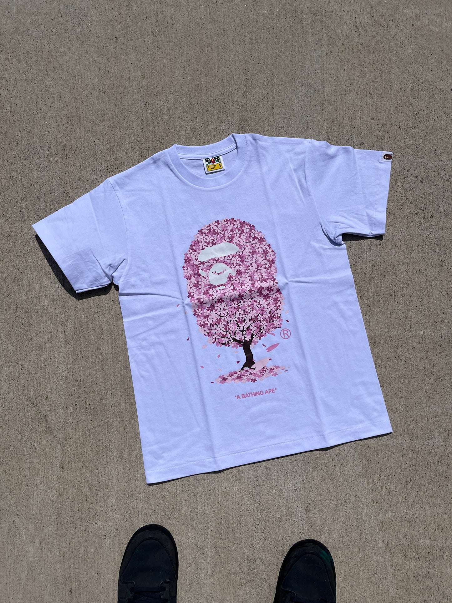 Bape Cherry blossom white