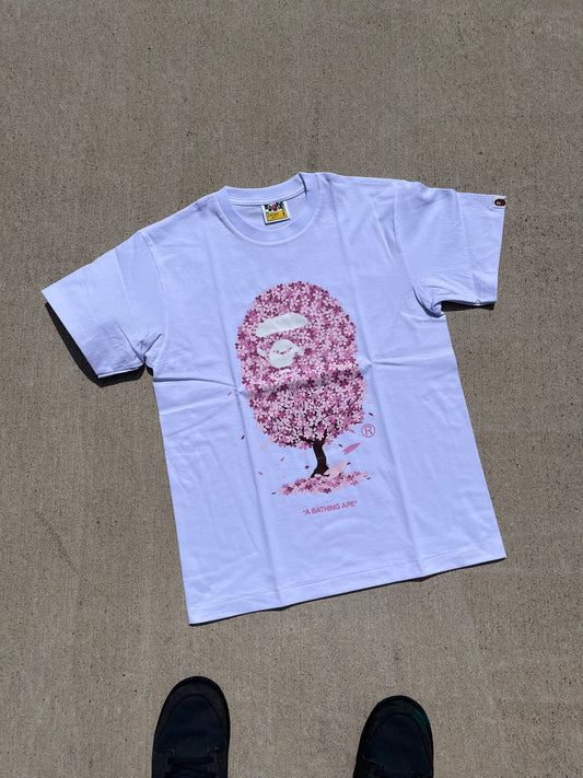 Bape Cherry blossom white