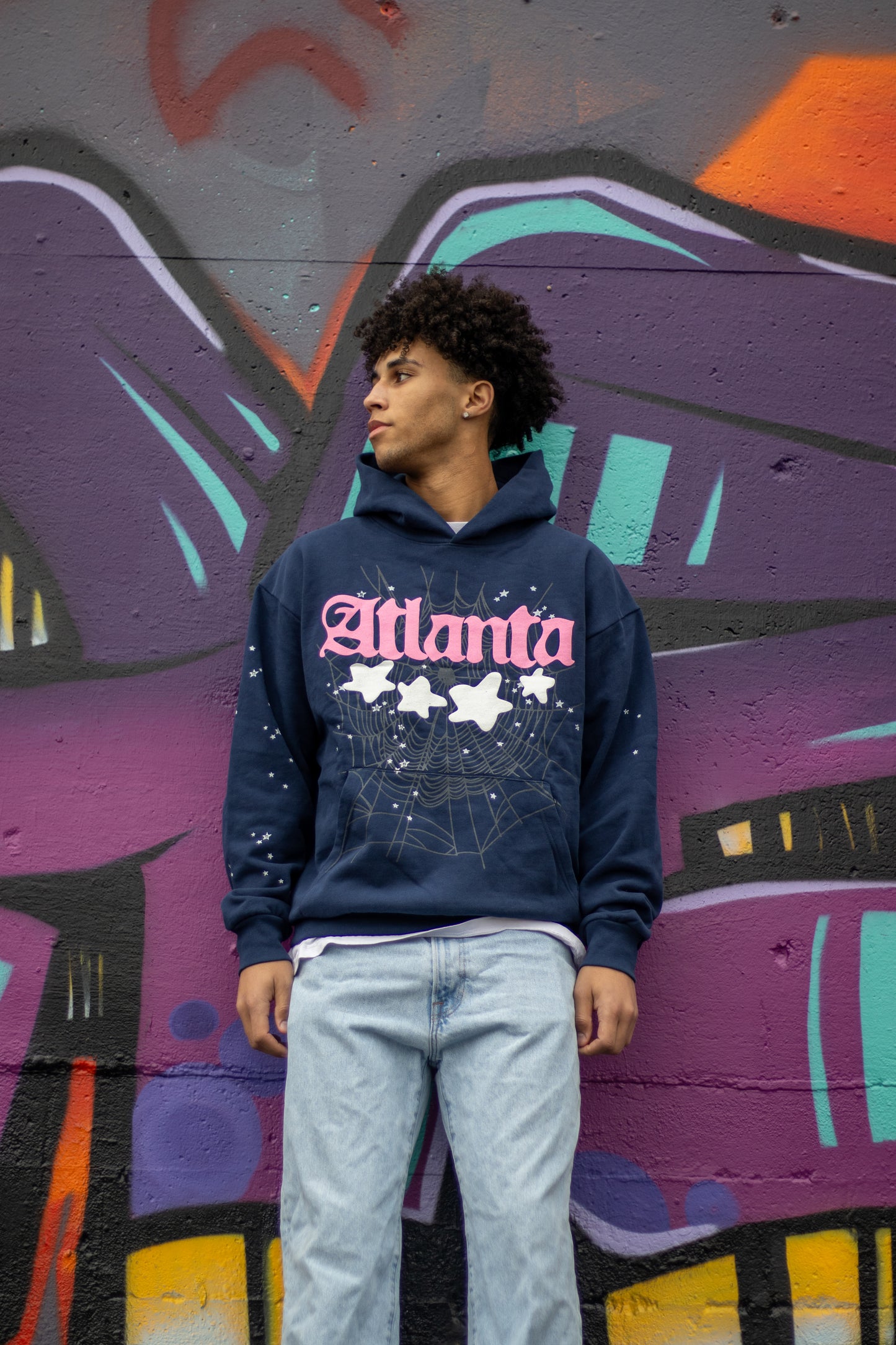 Navy Atlanta Hoodie