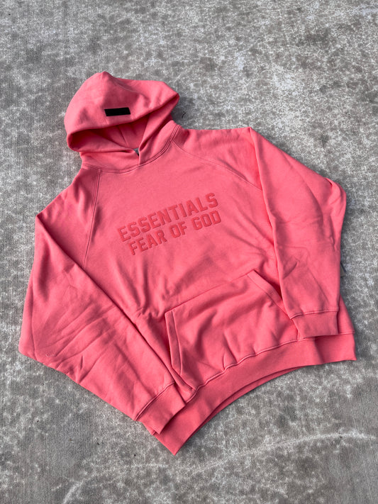 Coral hoodie