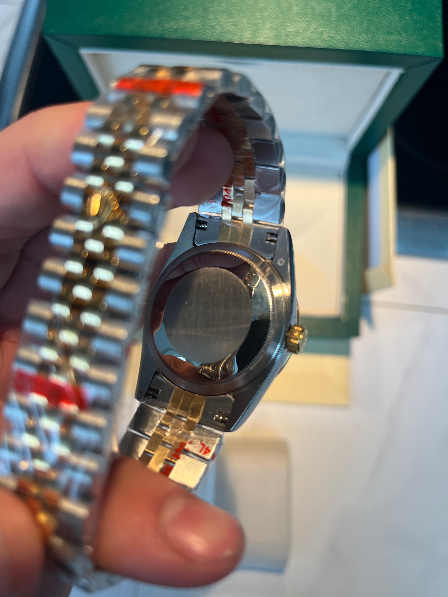 White Face & Silver/Gold strap oyster perpetual D.J.