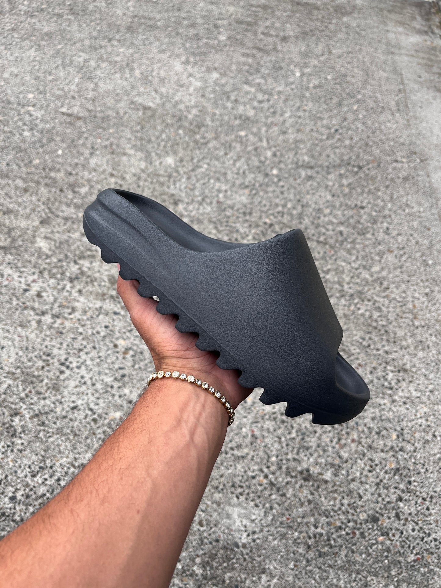 Onyx Yeezy Slides