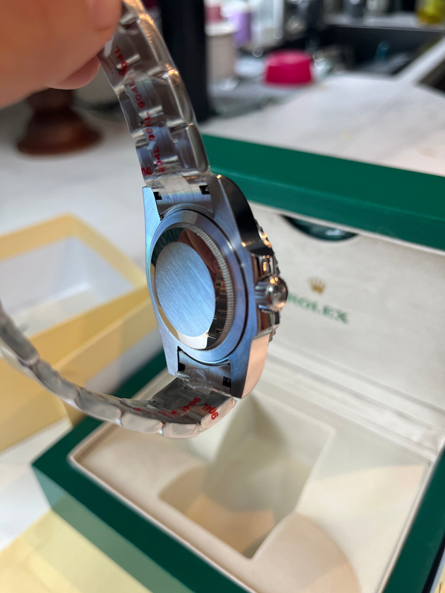 Black face & Silver strap oyster perpetual GMT master